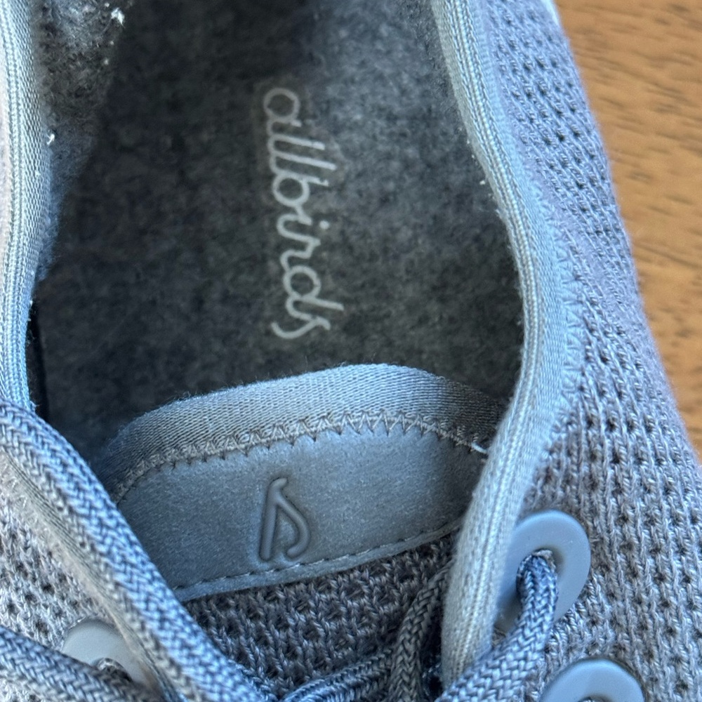 Allbirds Tree Pipers Womens Size 10 Shoes Grey White Athletic Sneakers - Picture 3 of 5